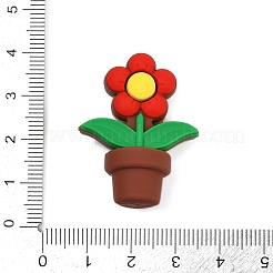 3d трехмерные цветочные силиконовые бусины&nbsp;SIL-V002-10B