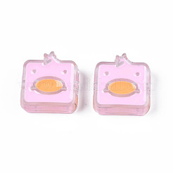 Прозрачные акриловые бусины ACRC-S039-09F