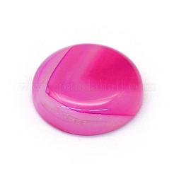 Окрашенные природные полосатые агатовые / полосатые агатовые кабошоны&nbsp;G-R348-20mm-03