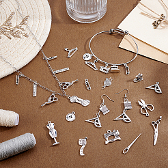 80 pz 20 stili pendenti in lega di stile tibetano&nbsp;FIND-GA0008-80