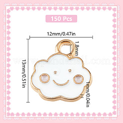 Подвески из эмали из сплава 150 шт.&nbsp;ENAM-DC0001-66