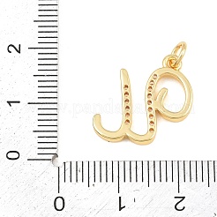 Pendentifs en laiton zircon cubique transparent&nbsp;CU-CBA7939-01U-G