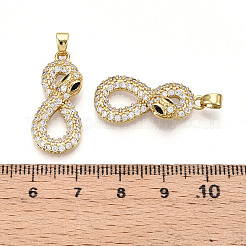 Латунные микро проложить кубического циркония подвески KK-T070-53G