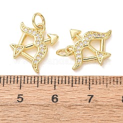 Pendentifs en laiton zircon cubique transparent&nbsp;LS-CU-E003-14G-A