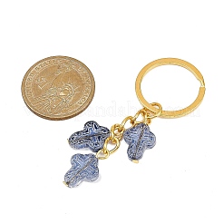 8 шт. прозрачные стеклянные брелки с аэрозольной краской&nbsp;KEYC-JKC01392