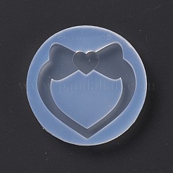 Сердечко своими руками с бантом из зыбучих песков силиконовые формочки DIY-P067-02