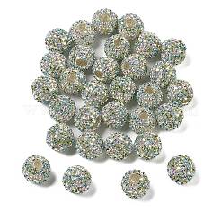 Сверкающие стеклянные стразы круглые бусины OACR-S048-01F