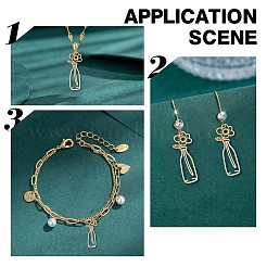 6 шт. подвески из нержавеющей стали 201&nbsp;STAS-UN0034-31