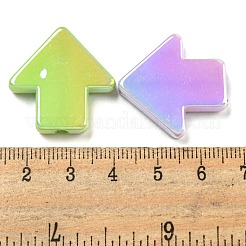 Непрозрачные акриловые бусины с УФ-покрытием OACR-G039-02