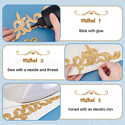 14 шт. 7 стиля благоприятное облако компьютерная вышивка ткань приклеиваемые/пришивные нашивки&nbsp;DIY-GA0006-28