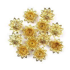 300 Capuchons De Perles En Forme De Fleur - 2 Couleurs (argent/or), 7 Tailles, Pour Fabrication Bijoux