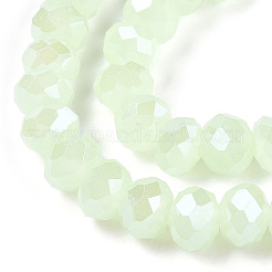 FilI di perline in vetro placcato&nbsp;LS-EGLA-A044-J1mm-A01