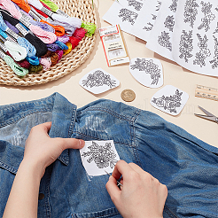 Наборы для вышивки цветов своими руками DIY-BC0013-29