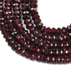 Гранат природный бисер нитей&nbsp;G-B175-A03-2x4mm