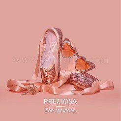 プレシオサ® マキシマ クリスタル ホットフィックスなし フラットバック ストーン  チェコクリスタル  未完成  ラウンド(438 11 615 シャトンローズ)  33400 200 深海アブ  ss8（2.3~2.5mm）&nbsp;Y-PRC-NSS8-33400-200