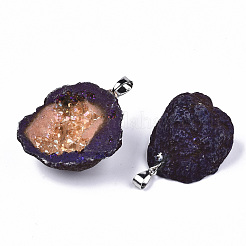 Гальванизированные подвесные агатовые подвески G-S359-184