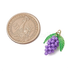 Подвески из стеклянных бусин в виде винограда PALLOY-MZ00467-02