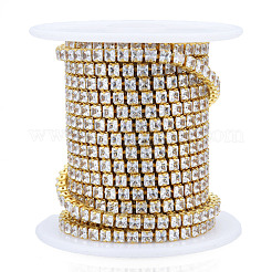 Квадратные цепочки из кубического циркония из страз CHC-N020-07