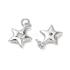 Ciondoli Shegrace in ottone con zirconi cubici trasparenti&nbsp;XGRQ3K289-526P