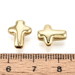 Крестообразные латунные бусины для изготовления ювелирных изделий&nbsp;KK-T079-01G