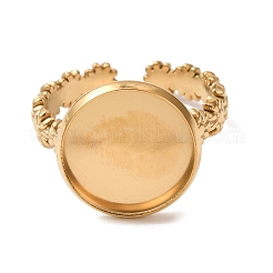 Componentes del anillo del brazalete de acero inoxidable 304 con forma de flor&nbsp;STAS-P454-05D-G