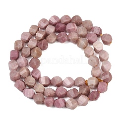 Природные родонит бисер нитей&nbsp;G-P611-C27-01