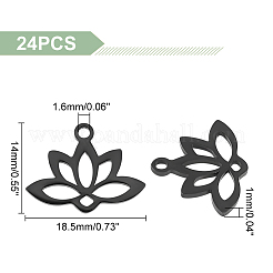 24 шт. подвески из нержавеющей стали 201 STAS-UN0043-79