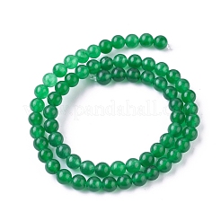 Gefärbt natürliche Jade Perlen Stränge&nbsp;JB6mm-05