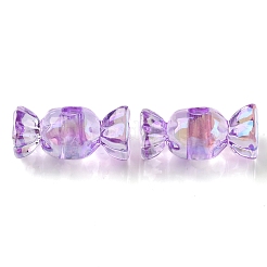 UV-beschichtete transparente Acrylperlen&nbsp;OACR-K005-14