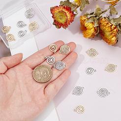 16 Stück 4 Stil 201 Edelstahl-Verbindungsstücke und Filigrane Charms&nbsp;STAS-DC0001-57