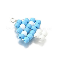 Подвески из стеклянных бусин&nbsp;PALLOY-TA00278