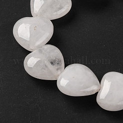 Бусины из натурального белого нефрита G-I372-A10-02