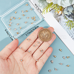 80 шт. латунные подвески со стразами&nbsp;KK-BBC0022-03