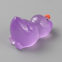 Украшения из светящейся смолы в виде утки&nbsp;DJEW-TAC0004-01C-04