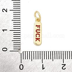 Латунь эмаль подвески&nbsp;KK-P338-01G-F02