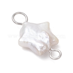 Подвески-коннекторы из натурального жемчуга Кеши PALLOY-JF04241-01