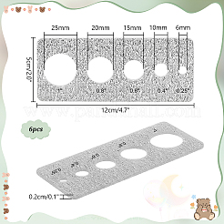 Акриловый безопасный инструмент для вставки глаз для изготовления игрушек TOOL-WH0127-45B
