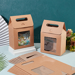 Kraftpapier Geschenkbox&nbsp;CON-WH0087-90B