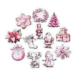 Подвесные украшения из дерева с односторонней УФ-печатью WOOD-N020-43