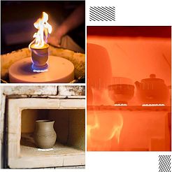 40 шт. основания для ветвей печи для обжига оксида алюминия AJEW-FH0001-82