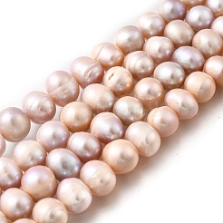 Нити из натурального культивированного пресноводного жемчуга PEAR-I007-07U-01C