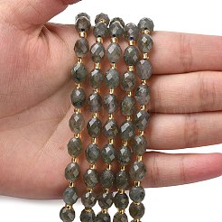 Природные лабрадорита бисер нитей G-F809-A40-01