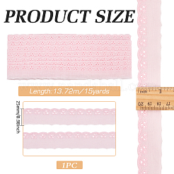 15 ярд хлопковой вышивки с полой цветочной кружевной отделкой OCOR-WH0003-046C