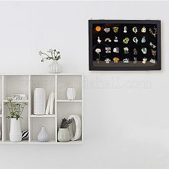 Деревянная витрина для значков AJEW-WH0513-82