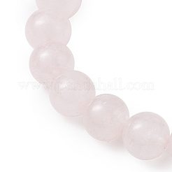 Браслеты из натурального розового кварца с бусинами для женщин&nbsp;BJEW-JB11095-06
