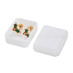 Boucles d'oreilles à tige en acier inoxydable 304 de Noël&nbsp;EJEW-A144-01C-G