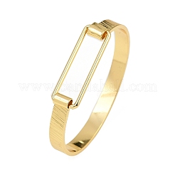 Элегантные латунные браслеты для женщин&nbsp;BJEW-C112-05G