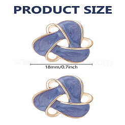 1 пара серег-гвоздиков из сплава с эмалью&nbsp;EJEW-LP0008-008