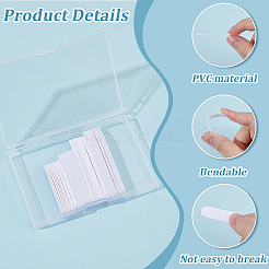 100 шт. ПВХ-подставка для воротника рубашки&nbsp;DIY-CN0003-59