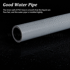 Пластиковые полые круглые трубы из ПВХ AJEW-WH0473-76A-01